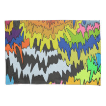 Padrão de Triquete de Stripe Colorida de Pista Líq