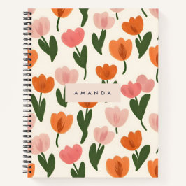 Padrão de Tulip de Primavera de Cute Personalizado