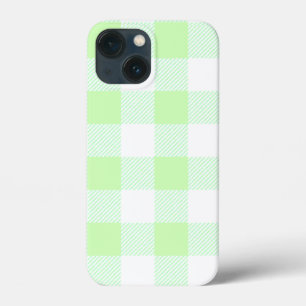 Padrão de Verificação de Gingham Verde Claro