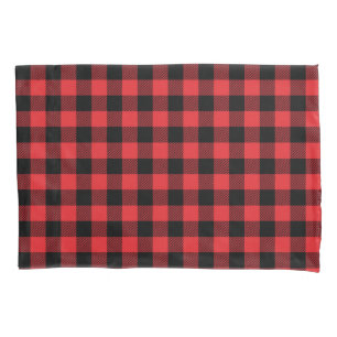 Padrão de Verificação do Flannel Buffalo Vermelho