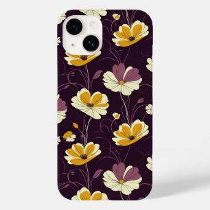 Padrão de vindima, design floral elegante