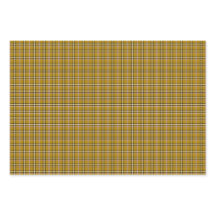 Padrão de Xadrez com Janela em Dourado de Colheita