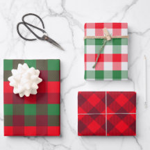 Padrão de Xadrez de Buffalo de Natal Vermelho, Bra