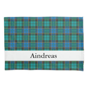 Padrão de xadrezes de Tartan - verde azul tradicio