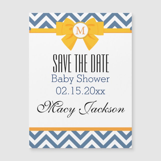 Padrão de Zig Azul e Branco (Frente)