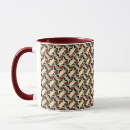 Padrão digital abstrato 1220 - Caneca de café