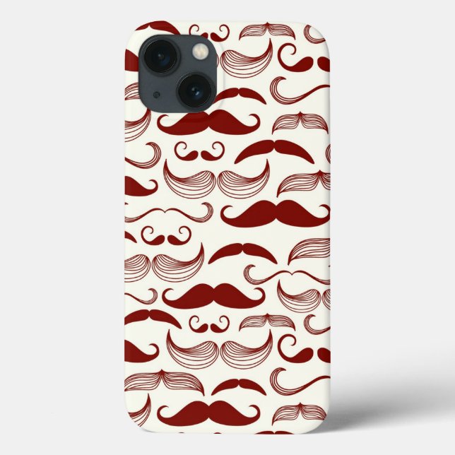 Padrão do bigode, estilo retrô 3 (Verso)