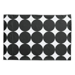 Padrão do Círculo Geométrico Retro Branco Preto