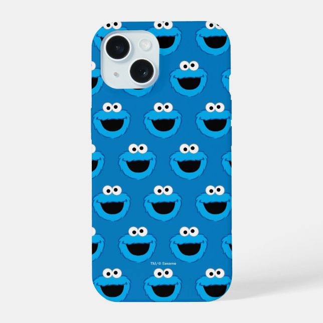 Padrão do Cookie Monster Sorridente (Verso)