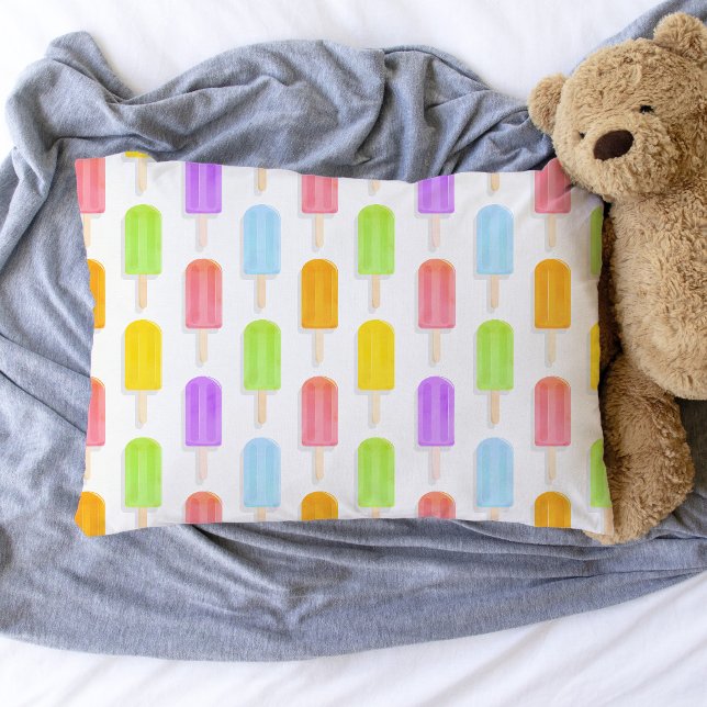 Padrão do Rainbow Popsicles de Verão (Popsicle Pattern Pillowcase)