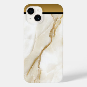 Padrão Dourado branco de marmorte em tom iPhone/An