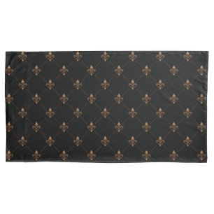 Padrão Elegante de luxo de Fleur De Lis Dourado P