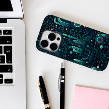 Padrão Escuro Eletrônico Sci-Fi