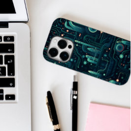 Padrão Escuro Eletrônico Sci-Fi