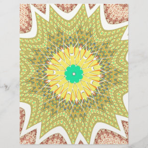 Padrão étnico Africano ouro YELLOW