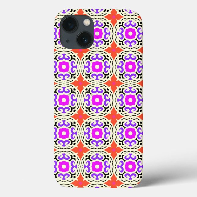 Padrão étnico com Motifs marroquinos (Verso)