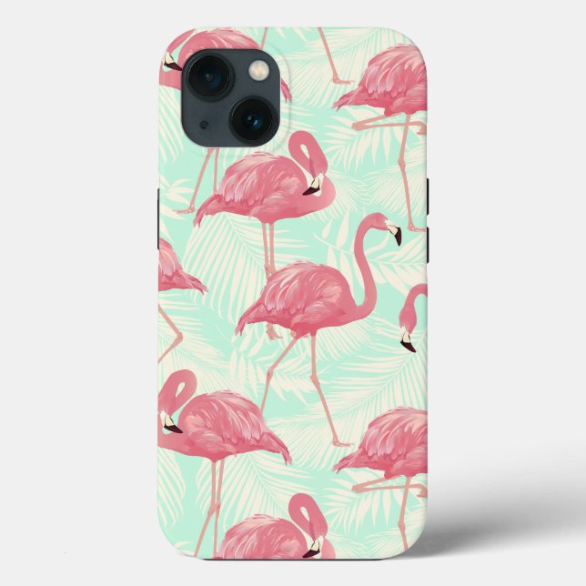 Padrão Flamingo Pink Elegante de Chic (Verso)