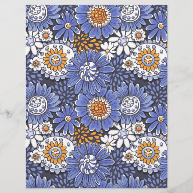 Padrão floral (Frente)
