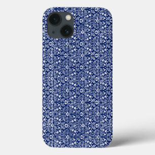 Padrão Floral Azul