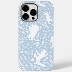 Padrão Floral Azul Where the Wild Things