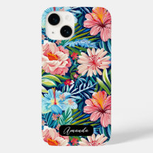 Padrão Floral Botânico Flores de Verão