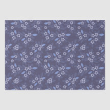 Padrão floral botânico personalizável Papel tecidu