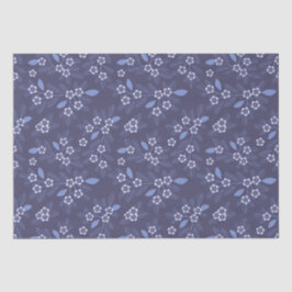 Padrão floral botânico personalizável Papel tecidu