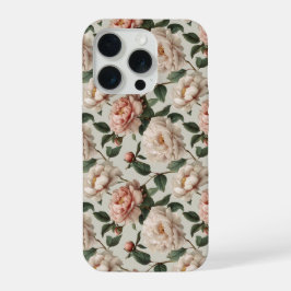Padrão Floral Branco Peônia Rubor Feminino