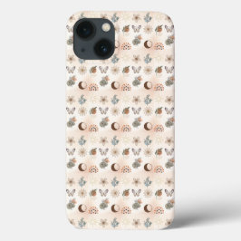 Padrão Floral Celestial Boho