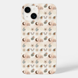 Padrão Floral Celestial Boho