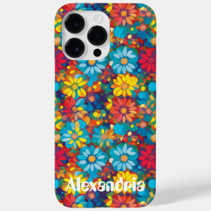 Padrão Floral Contemporâneo Ousado Margaridas Vibr