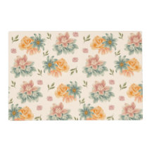 Padrão Floral de Pastel Bonito