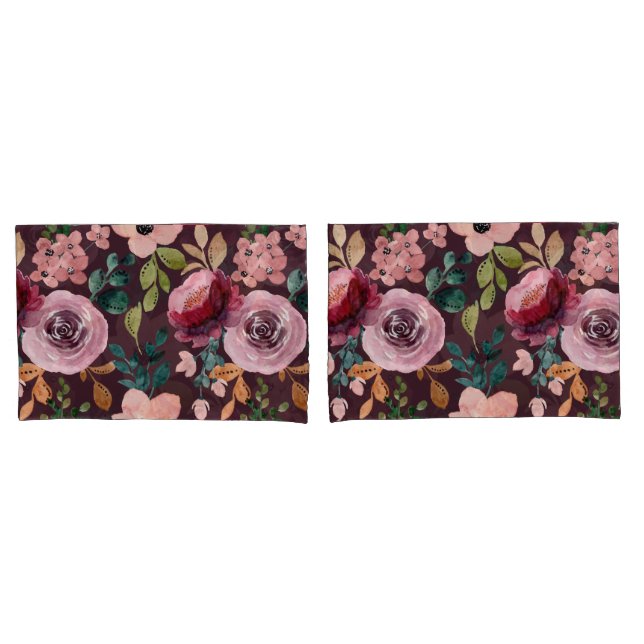 Padrão Floral de Superfície da Moda Aquosa Colorid (Frente - conjunto)
