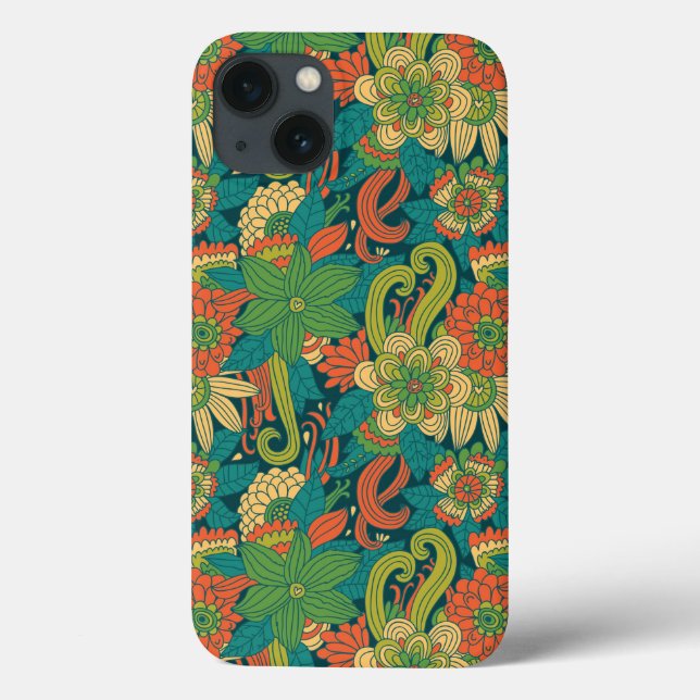 Padrão floral de Verão (Verso)