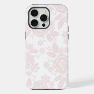 Padrão floral delicado pastel contínuo