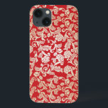 Padrão floral do Damask<br><div class="desc">Padrão de fundo floral descontínuo do Damask. Ilustração vetorial. © e ® Bigstock® - Todos os direitos reservados.</div>