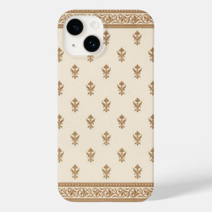 Padrão Floral Dourado