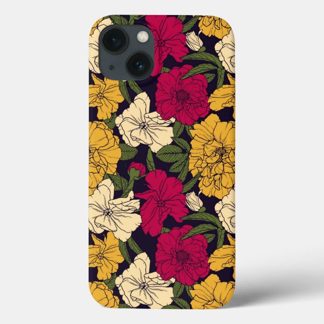 Padrão floral elegante (Verso)
