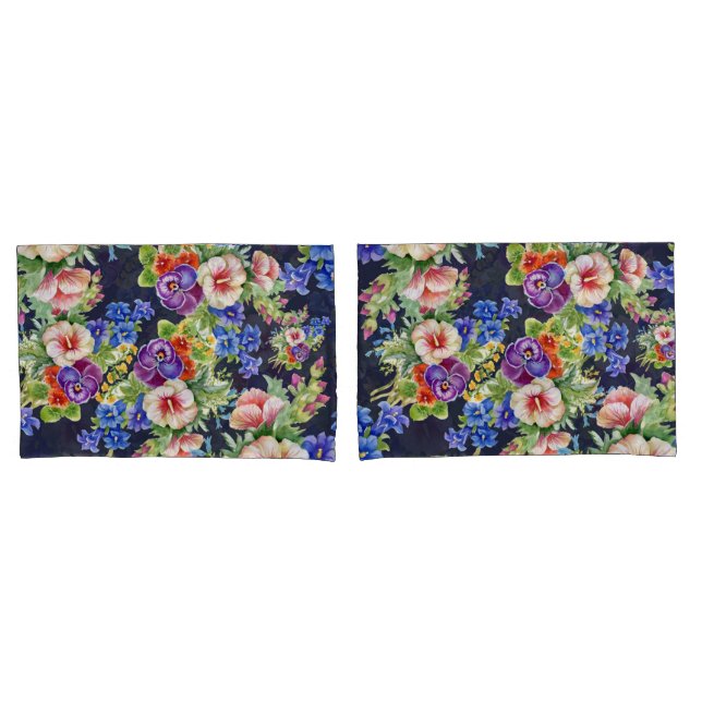 Padrão Floral Elegante Folhagem Amarela Cor-de-ros (Frente - conjunto)