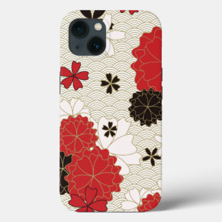 Padrão Floral Elegante Sakura Japonês