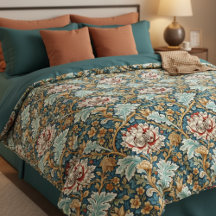Padrão Floral Inspirado em William Morris