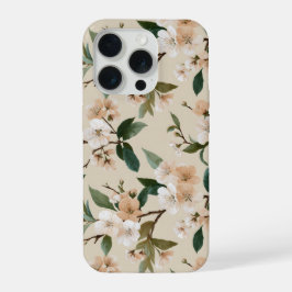 Padrão Floral Marfim Flor de Pêssego Macio