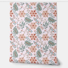 Padrão floral no estilo boho