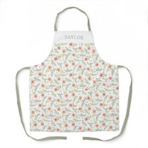 Padrão Floral Pastel de Aquarela Delicado e Pontil