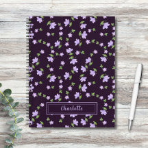 Padrão Floral Pequeno de Gerânio em Aquarela Vinta