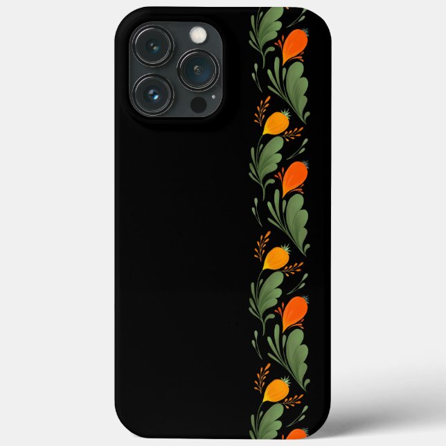 Padrão floral popular ucraniano. Estilo ucraniano (Verso)