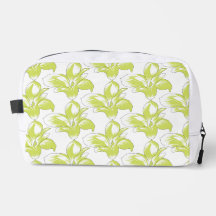 Padrão Floral Preto Limão Ousado