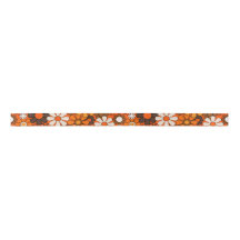 Padrão Floral Retro Vintage dos Anos 70 Presente B