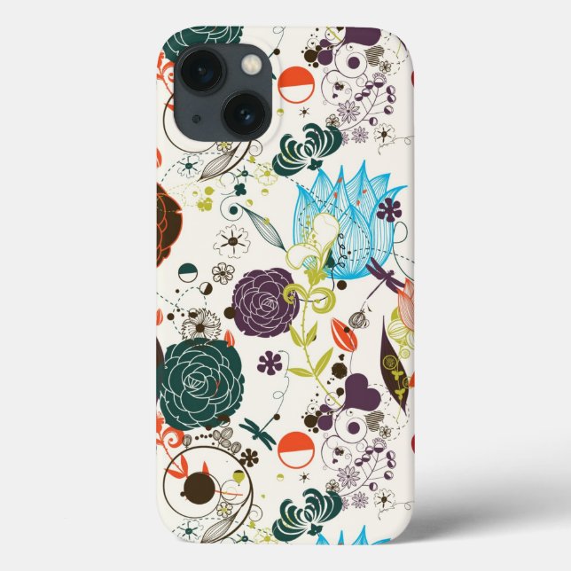 Padrão Floral Retroativo 2 (Verso)