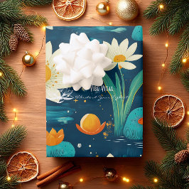 Padrão Floral Serene no Produto para o Bem-Estar d